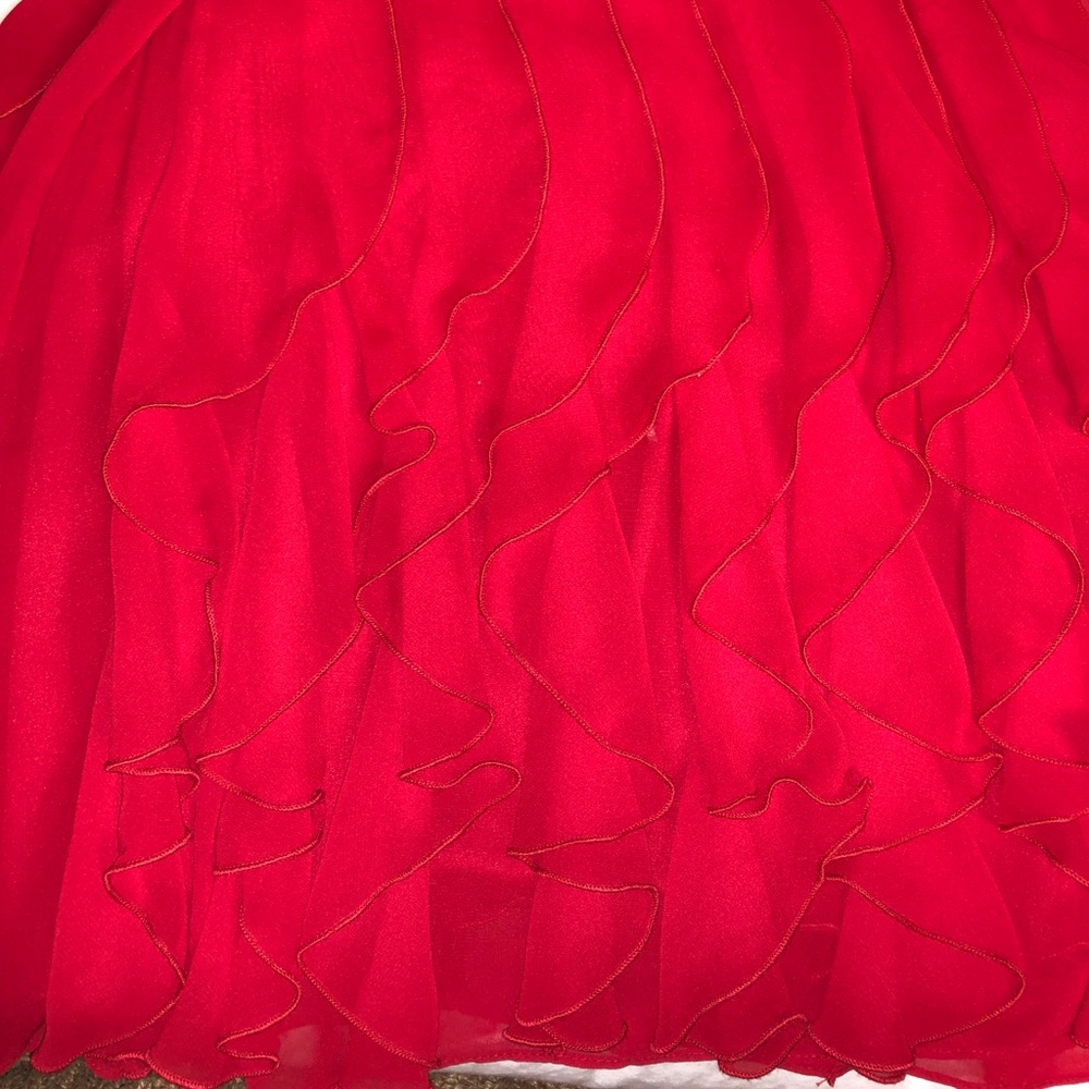 Valentine’ Day // Prom Red Strapless Dress - Picture 4 of 4